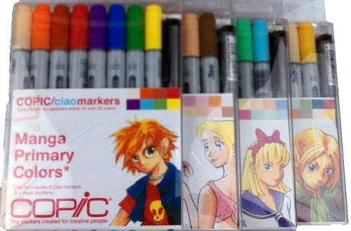560 Too 008270 Manga Anime Comic Markers Copic Ciao 72 Color Set B 