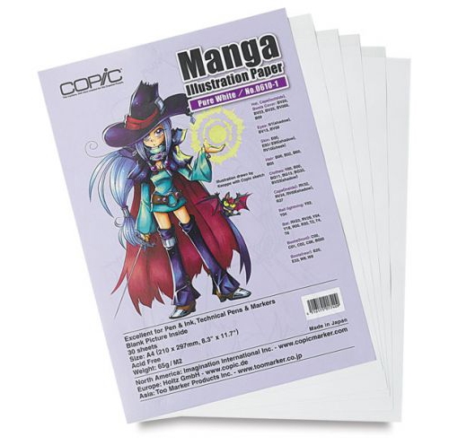 Copic Manga Illustration Paper [Pure White] Size A4