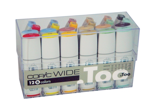 Copic Sketch Markers - Basic 12 Colors Set B